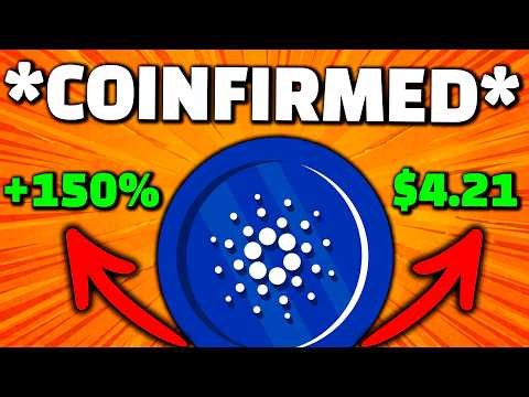 *CONFIRMED* CARDANO ON FIRE TODAY! - ADA HOLDERS DON’T MISS THIS HUGE MOVE!