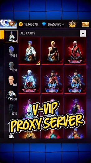 HOW TO DOWNLOAD PROXY SERVER IN FREE FIRE, HOW TO USE PROXY SERVER IN FREE FIRE, VIP PROXY SERVER