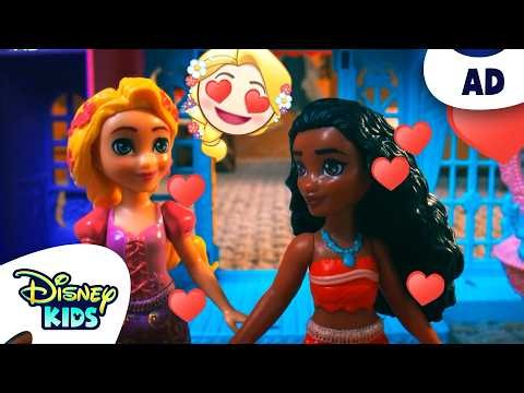AD | A Day in the Life of a Disney Princess 👑 | Moana, Tiana, Rapunzel, & Others | @disneykids