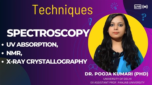 Spectroscopy | NMR | X-RAY Crystallography | CUET PG | CSIR-NET Lifescience | Techniques