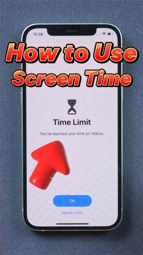 How to Use Screen Time on iPhone #Shorts