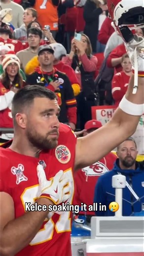 TSN on Instagram: "Travis Kelce soaking it all in… is this his last game in Kansas City? (via @nflonprime)"
