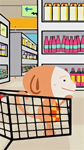 Watch Oliver Get into the Shopping Cart!