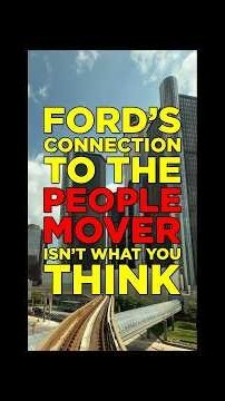 How a World's Fair led to the People Mover