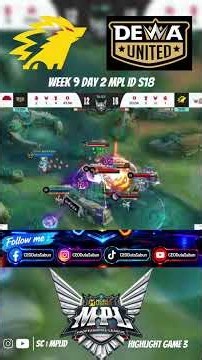 HIGHLIGHT MPLID S18 GAME 3 ONIC VS DEWA #mlbb #mlbbcreatorcamp #mlbbshorts #mobilelegends