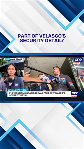 PNP Chief Gen. Jose Melencio Nartatez confirms that dismissed police officer Rodulfo Gracioso Jr. was part of former House Speaker Lord Allan Velasco’s security detail. | via #MOJO Jazz Paredes #onenews #onenewsph #newsph #SocialNewsPH