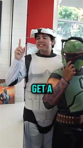 They Pulled Up Like This For Star Wars Meal! 😂