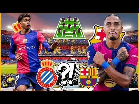 BARÇA vs ESPANYOL DERBY CATALAN POUR REPRENDRE ! UNE ATTAQUE AVEC RASHFORD EN 9 ? QUEL XI ?