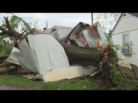 Severe storms cause damage on west side of Indianapolis