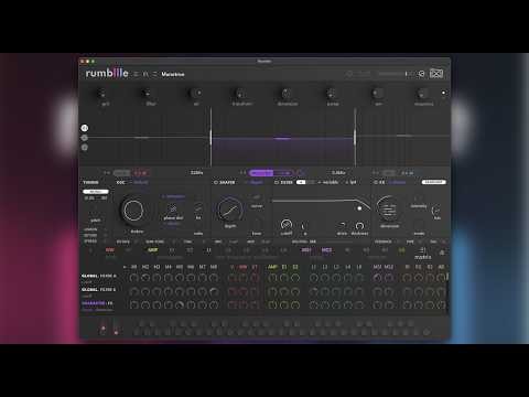 Testing out UVI Rumble (new bass synthesizer plugin)