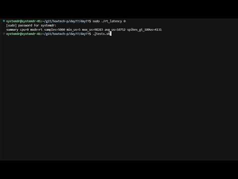 Configuring the Linux Kernel for Low-Latency Real-Time Applications