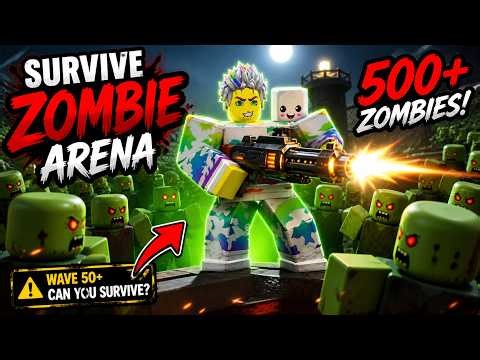 The CRAZIEST Zombie Survival Game on Roblox… (Roblox Survive Zombie Arena)