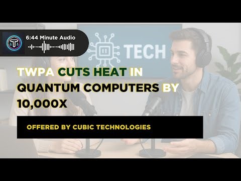 TWPA (a device) Cuts Heat in Quantum Computers By 10,000x