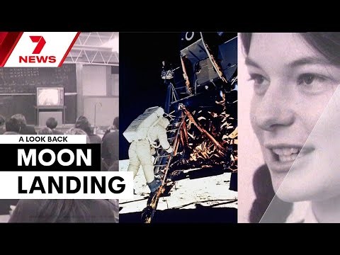'They've made a mess of the Earth': Rare footage of students watching the moon landing | 7News