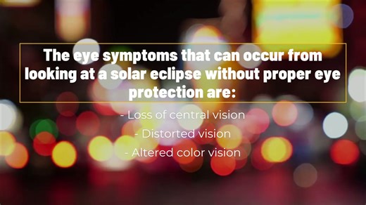 Here's why you need protective glasses to watch a solar eclipse