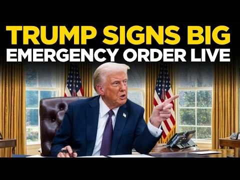 Trump LIVE: President Donald Trump Signs Executive Orders from the Oval Office | White House