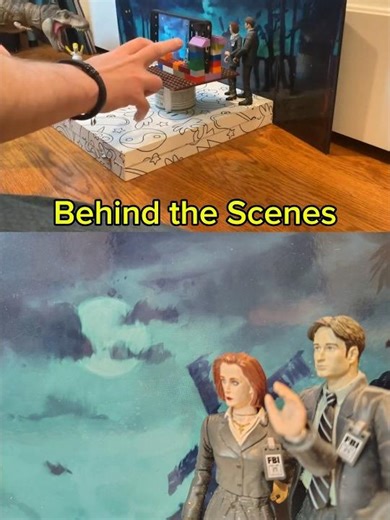 Behind the Scenes They Do Exist 👽 X-Files Stop Motion