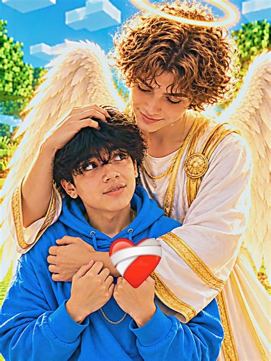 THE ANGEL SAVED NICO! ❤️‍🩹😇 #minecraft #shorts