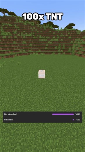 100x TNT Explosion #minecraft