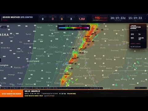 🔴 LIVE: Severe Weather Outbreak | AI-Powered Storm Tracking & NWS Alerts