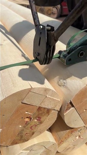 Log tensioning tool- Good tools and machinery can increase work efficiency