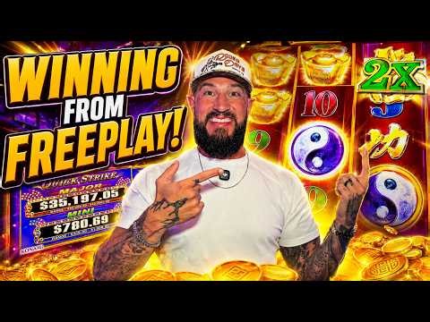 I turned this free play into a WIN! 🤩 on Red Fortune