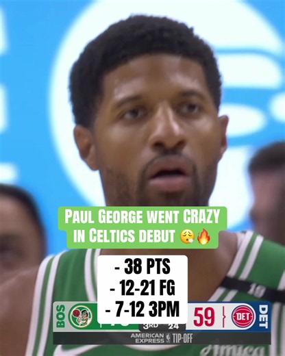 Paul George's CRAZY Celtics Debut: 38 Points & 7 Threes! 😮‍💨🔥