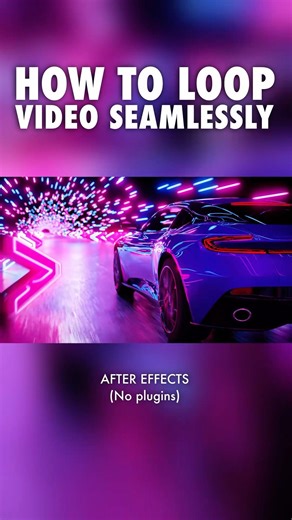 How to Create a Seamless Video Loop in After Effects #aftereffectstutorial #aftereffects #videoedit