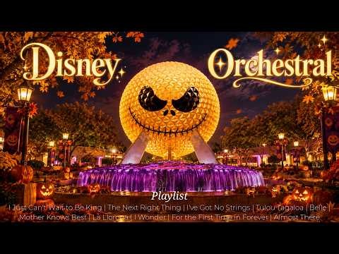✨ EPCOT Halloween Ambience 🎃 | Disney Orchestral Music & Spooky Magic