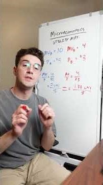 You'll need this formula for any Utility Maximization problems on your Final Exam! #microeconomics