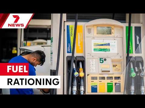 Australia faces petrol rationing as fuel supplies threatened | 7NEWS