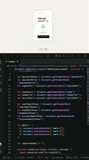 I Made a Login Page With 2FA + Confetti 🎉