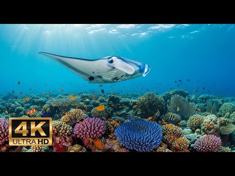 🐟 4K Aquarium Screensaver – Colorful Tropical Fish & Peaceful Ocean Ambience