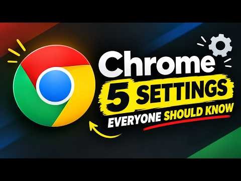 5 Google Chrome Settings You Should Change Right Now! | Tech Engineer