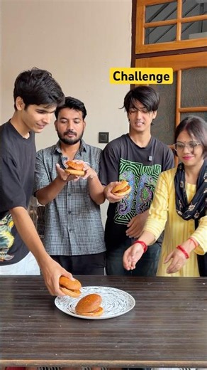 Who ate “SPICY” burger🤣#comedy #challenge