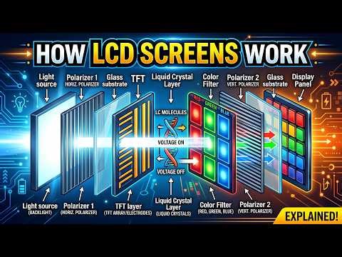 How LCD Screens Work – The Technology Behind Most Screens You Use Every Day.