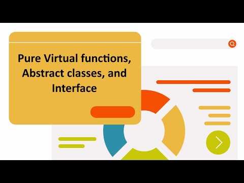 Pure virtual Functions, Abstract class vs Interface