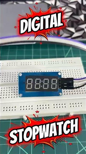 Digital Stopwatch Using 7 Segment 4 Digit Display || Digital Stopwatch || Arduino UNO