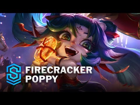 Firecracker Poppy Skin Spotlight - League of Legends