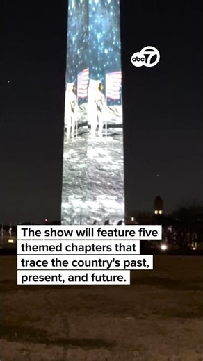 Washington Monument lights up NYE to kick off America's 250th anniversary