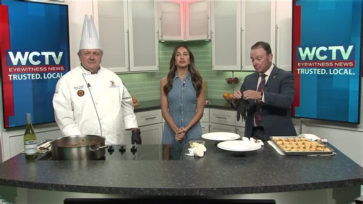 In the Kitchen: Keiser University Chef James Taylor showcases how to make Shrimp Provençal