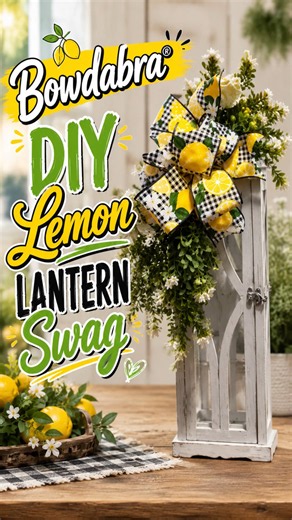 DIY Lemon Lantern