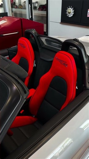 Porsche Spyder RS with Red Interior #shorts #automobile