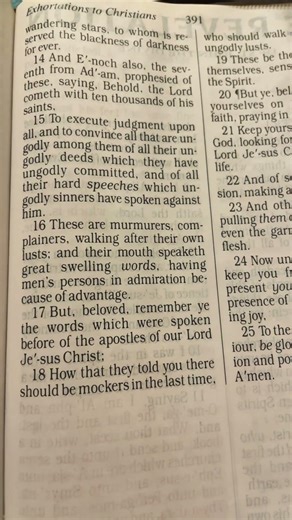 The General Epistle Of Jude Verse 17-20