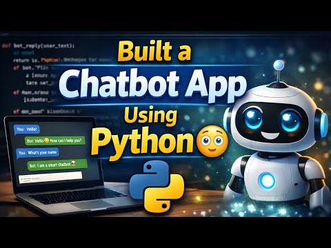 Built a Chatbot App Using Python 😳
