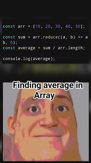Average of an Array in 5 Programming Languages 🤯 | Python vs Java vs JavaScript vs Assembly #shorts