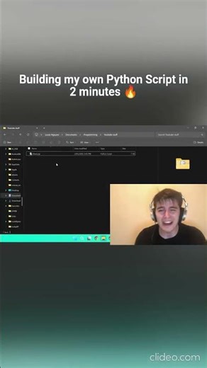 Building my Python Script in 2 Minutes 🔥