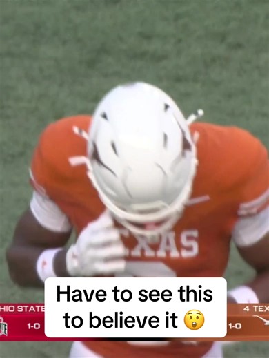 Arch threw a dime to Cam Coleman but Ohio State got the interception 😳 #interception #texas #cfb