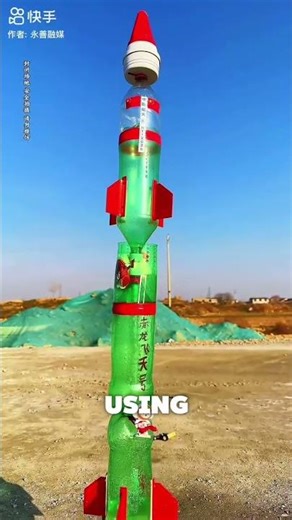 Kid Builds a Rocket from Water Bottles 🚀😱 Elon Musk Would Be Shocked 🤯🔥