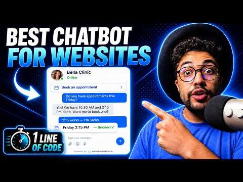 Best Chatbot for Website — Add It in 1 Minute